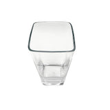 Habitat clear glass vase 27cm tall, imported from the UK