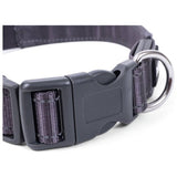 Petface reflective flashing yellow dog collar medium - British product