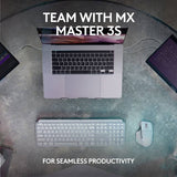Logitech MX Keys S wireless keyboard black, imported from the UK