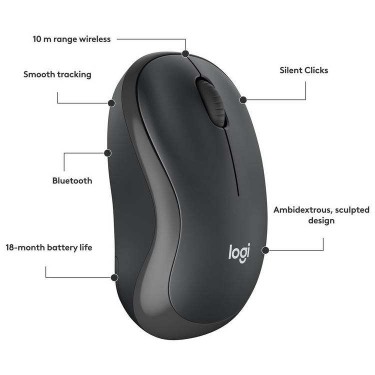 Logitech M240 Silent Wireless Mouse (British brand)