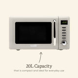 Haden microwave 800W 20L Putty, UK version