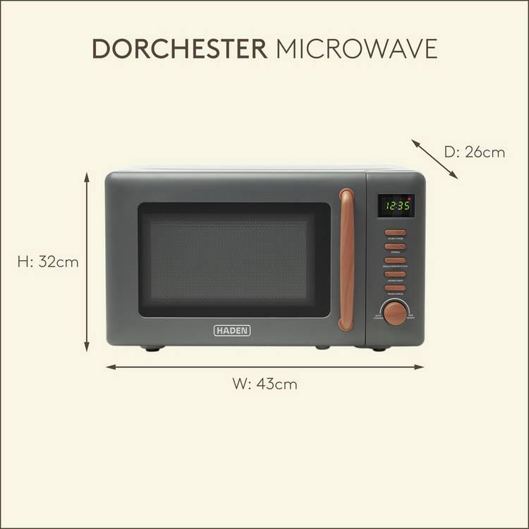 Haden Dorchester microwave 800W 20L, imported from the UK