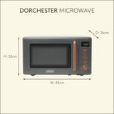 Haden Dorchester microwave 800W 20L, imported from the UK