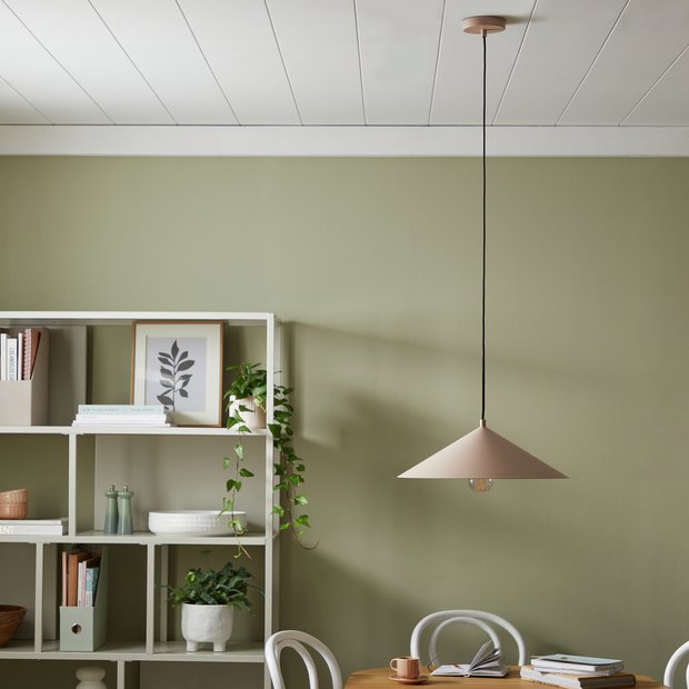 Habitat Cone large pendant light rose pink 39cm, UK version