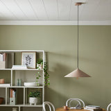 Habitat Cone large pendant light rose pink 39cm, UK version