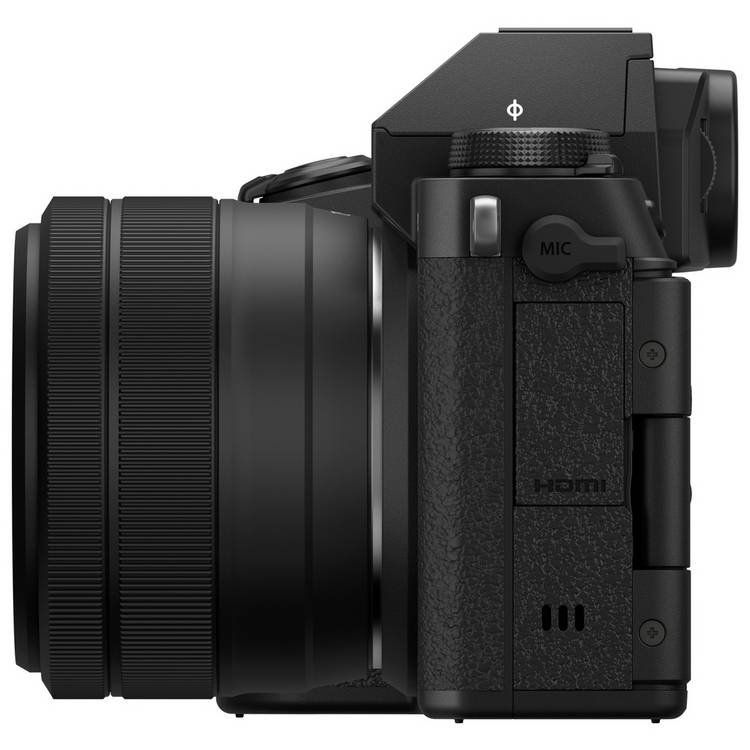 Fujifilm X-S20 black mirrorless camera with 15-45mm lens - British product