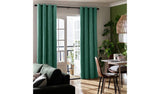Argos Habitat Chenille Blackout Eyelet Curtains - Green - 117x137cm- Buy online at McGrocer