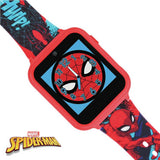 Disney Spider-Man interactive watch with red silicone strap - British product