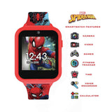 Disney Spider-Man interactive watch with red silicone strap - British product
