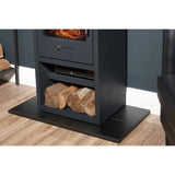 Adam Bergen electric stove with angled pipe, imported from the UK