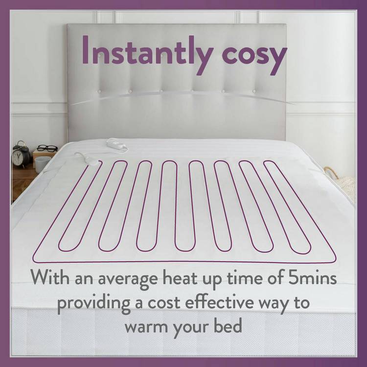 Slumberdown single electric blanket 80x150cm - British product