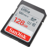 SanDisk Ultra 128GB SDXC memory card (British brand)