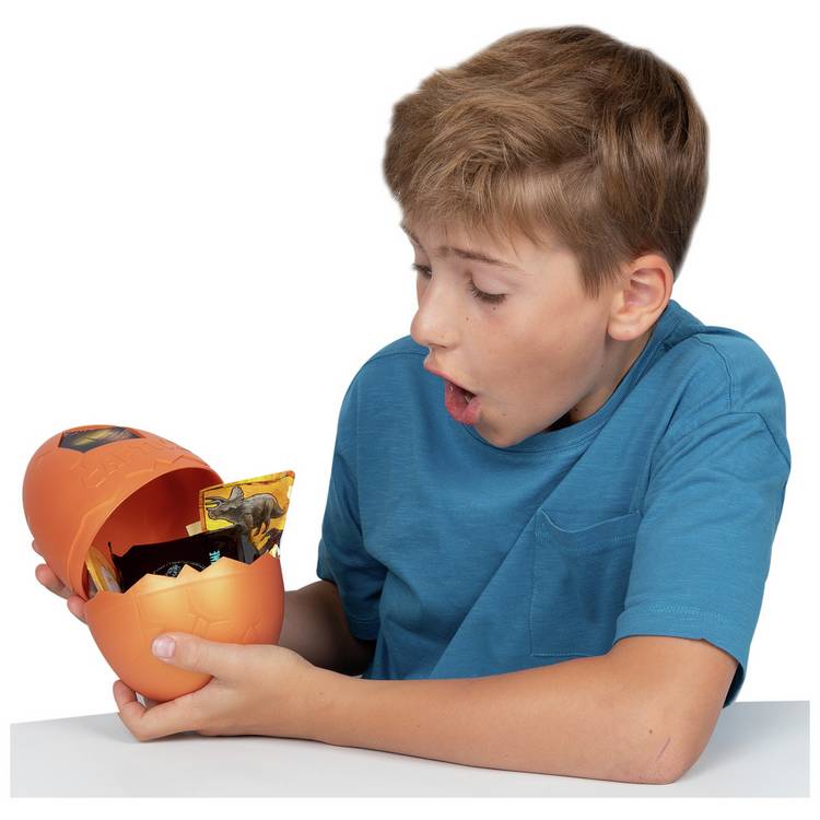 Jurassic World surprise dinosaur egg with 3 layers, 17cm (British brand)