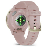 Garmin Venu 3S GPS smartwatch 41mm Dust Rose Soft Gold (British brand)