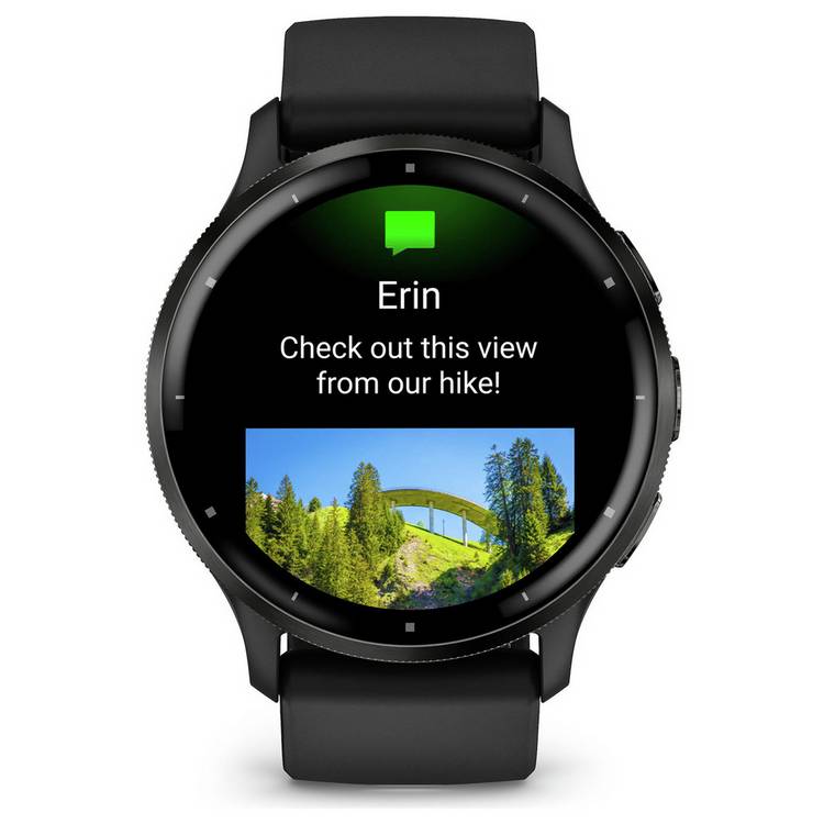 Garmin Venu 3 GPS smart watch Black Slate 45mm, UK version