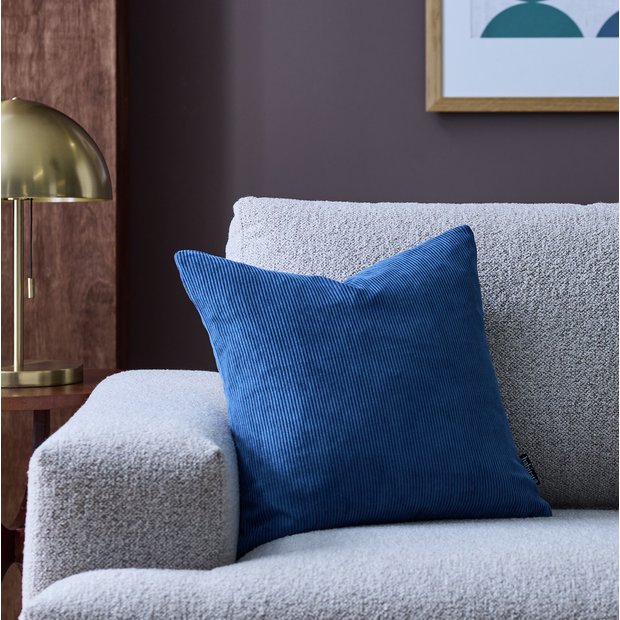 Habitat cord cushion cover navy 43x43cm - British product