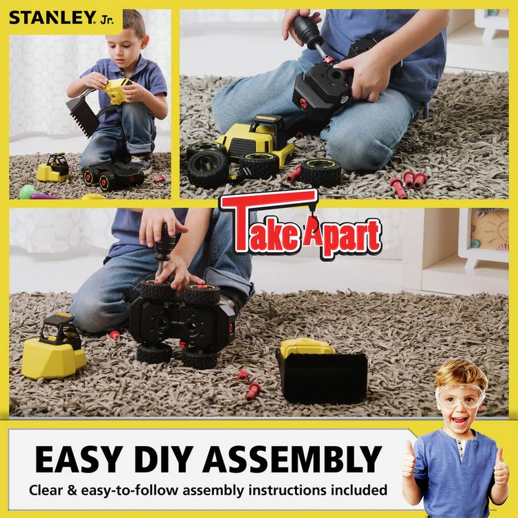 Stanley Jr take apart vehicle with included screwdriver - British product