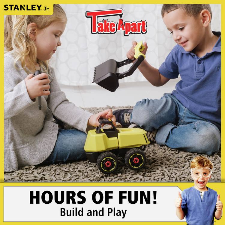 Stanley Jr take apart vehicle with included screwdriver - British product