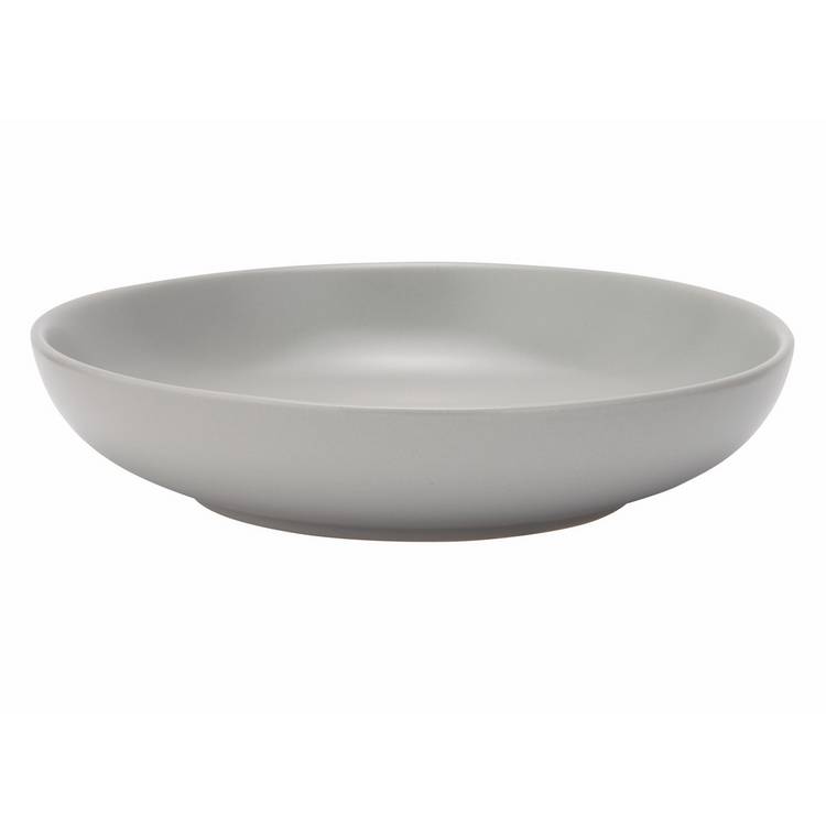 Habitat stoneware pasta bowls matt grey 4 piece (British brand)