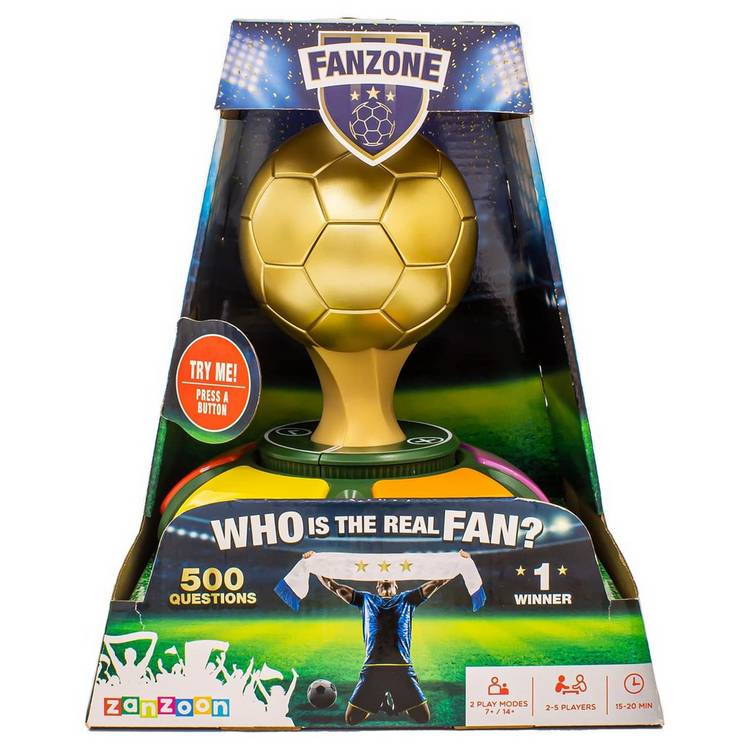 Fanzone interactive football trivia game - British product