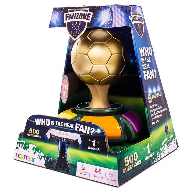 Fanzone interactive football trivia game - British product
