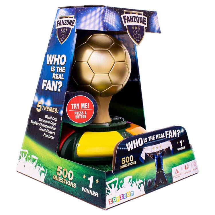 Fanzone interactive football trivia game - British product