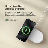 Belkin 2-in-1 MagSafe compatible wireless charger, imported from the UK