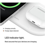 Belkin 2-in-1 MagSafe compatible wireless charger, imported from the UK