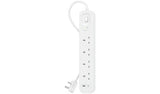 Belkin surge protected extension lead 4 socket 2m (British brand)