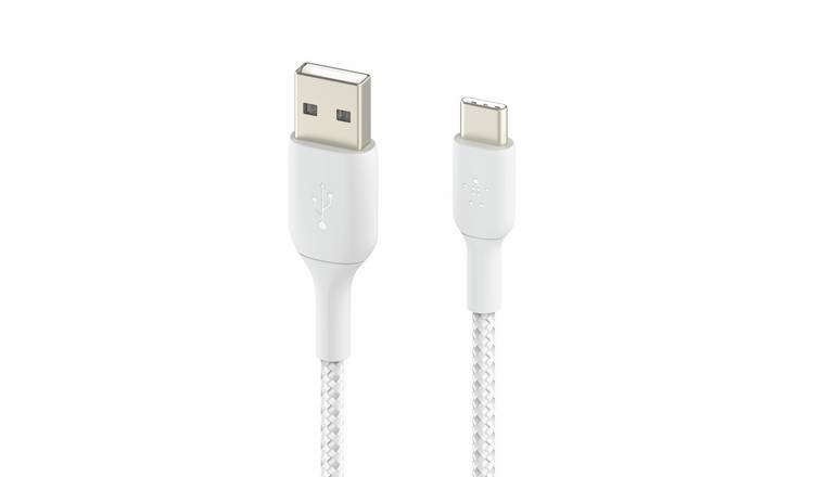 Belkin USB C to USB A braided cable 1m 15W - British product