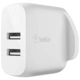 Belkin 24W dual USB-A wall charger (British brand)