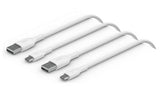 Argos Belkin USB-C to USB-A Cables Two Pack 1m - White- Buy online at McGrocer