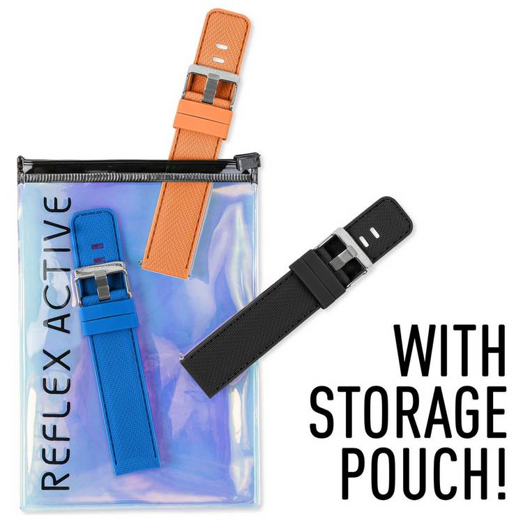 Reflex Active interchangeable smart watch strap set, UK version
