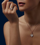 Chopard Happy Hearts pendant 18k rose gold with diamonds, UK version