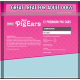 Irish Rover pig ears 12 pack for dogs, UK version