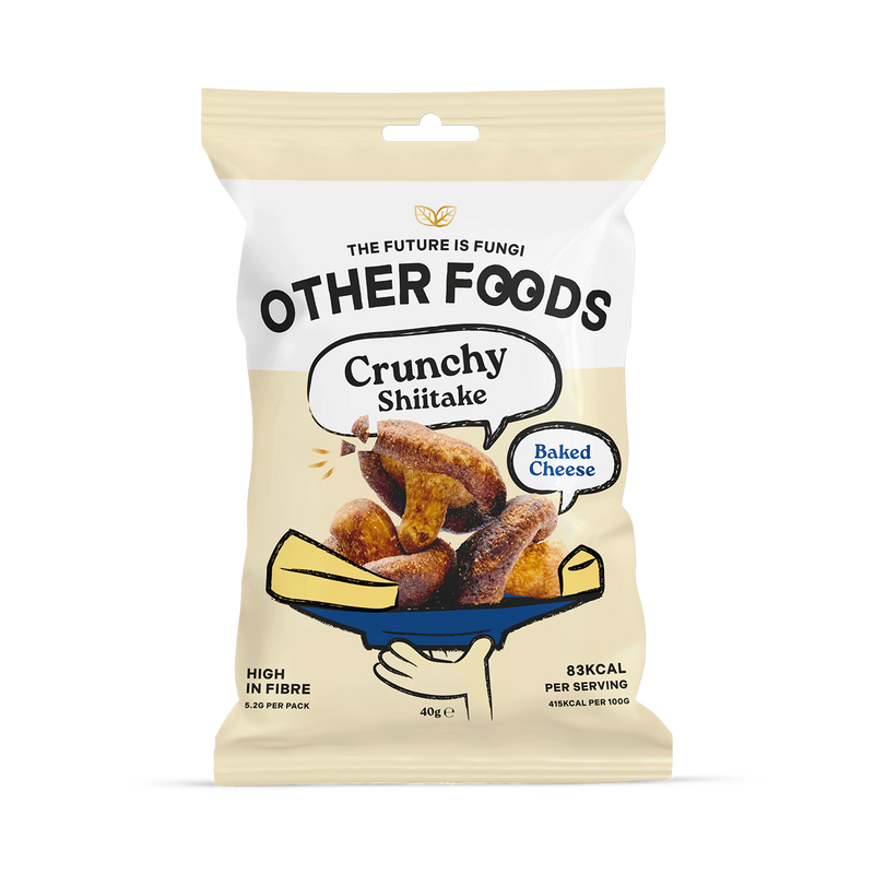Other Foods Crunchy Shiitake Baked Cheese 40g - British product