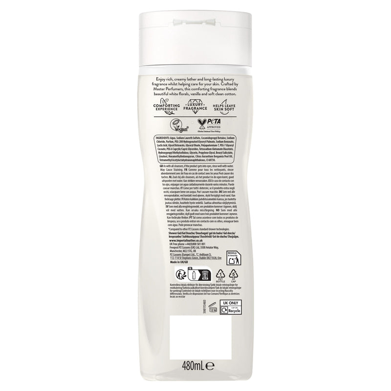 Imperial Leather body wash Cotton Flower & Vanilla Orchid 480ml, UK version