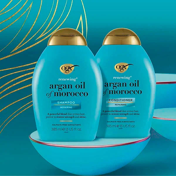 OGX Renewing+ Argan Oil Shampoo 385ml, imported from the UK