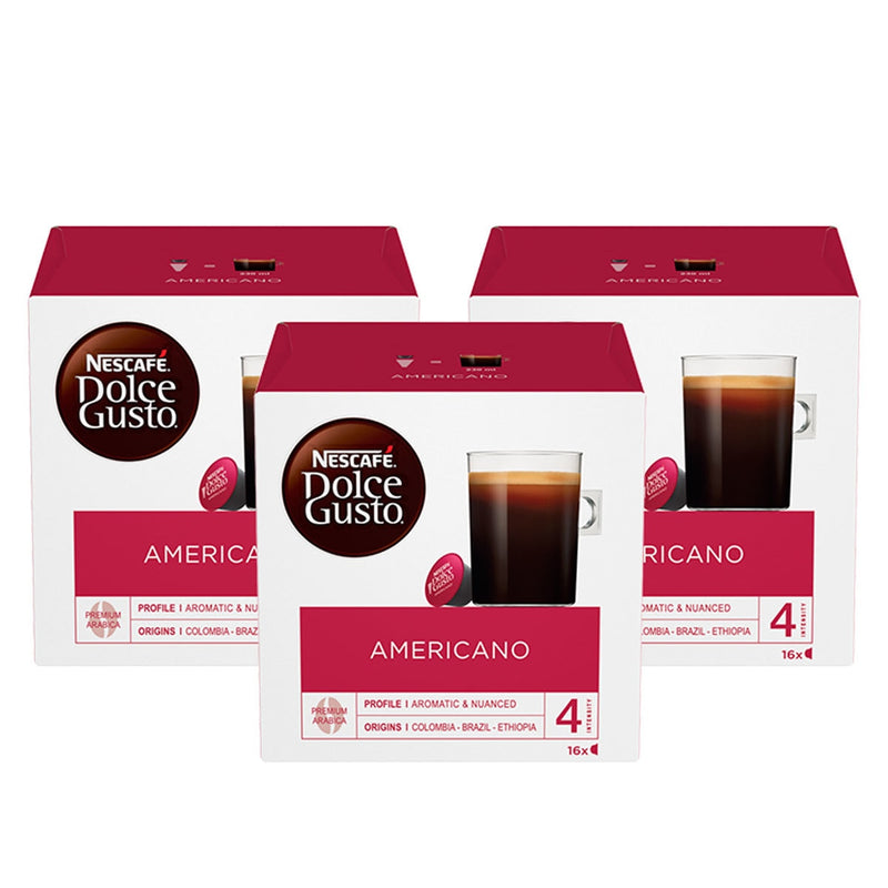 Nescafé Americano coffee pods 48 servings, imported from the UK