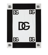 Harrods Dolce&Gabbana Casa Cotton Logo Throw 133cm x 173cm- Buy online at McGrocer