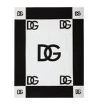 Dolce&Gabbana cotton logo throw 133cm x 173cm - British product