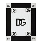 Dolce&Gabbana cotton logo throw 133cm x 173cm - British product