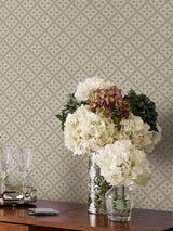 Next Laura Ashley Mr Jones Dove Grey Wallpaper Sample A4- Buy online at McGrocer