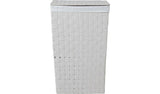 Argos Home white 60 litre laundry bin, imported from the UK
