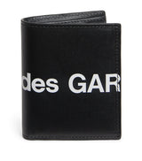 Harrods Comme des Garçons Leather Logo Bifold Wallet- Buy online at McGrocer
