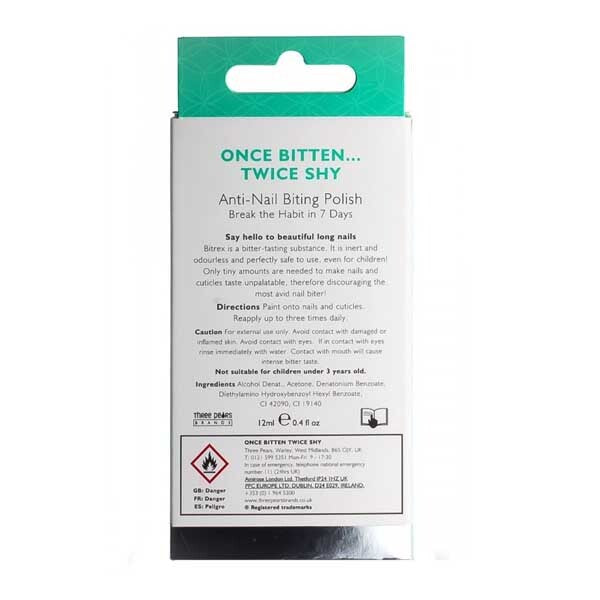 Nailoid anti nail bite treatment 12ml, imported from the UK