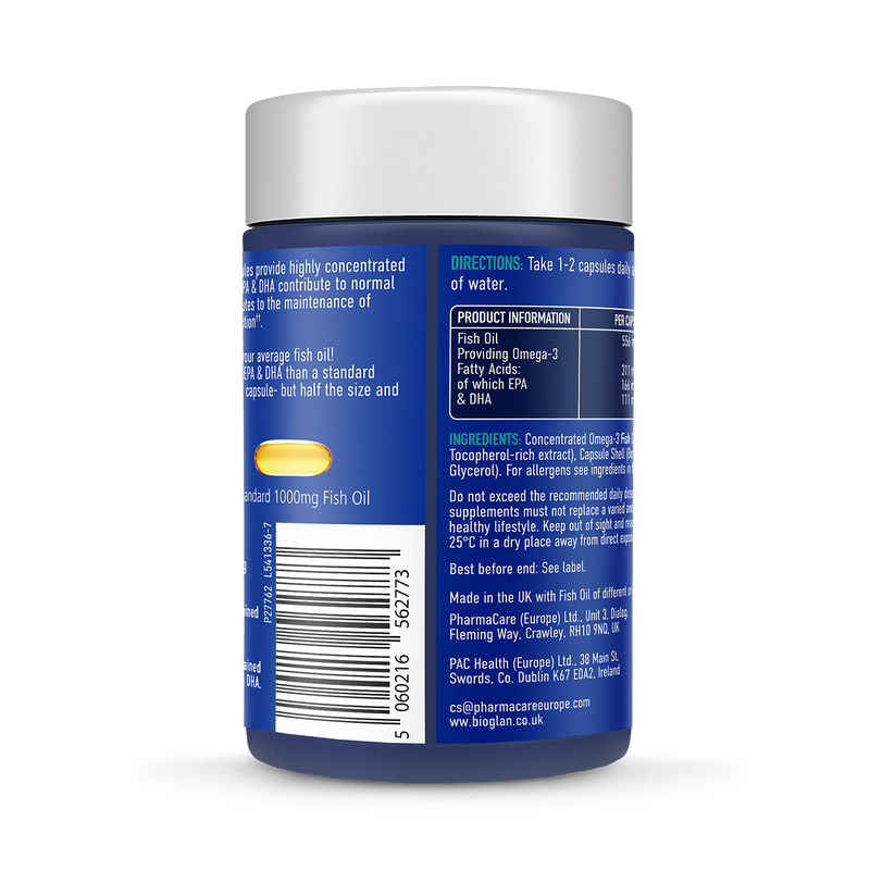 Bioglan Super Fish Oil 100 Capsules - British product