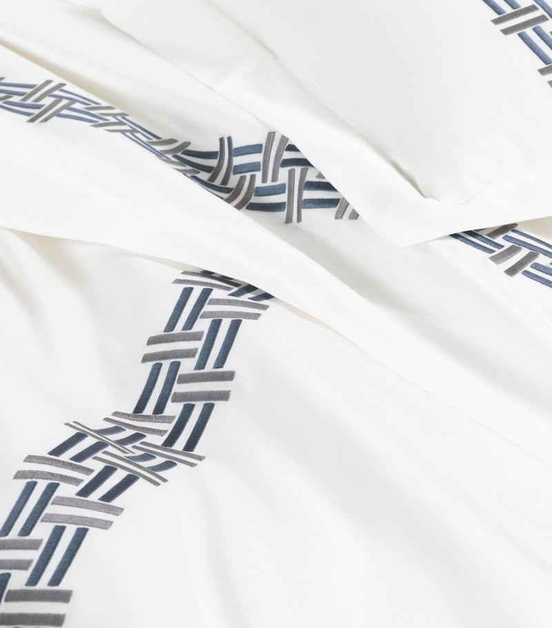 Frette Basket Weave Oxford Pillow Sham 50cm x 70cm - British product