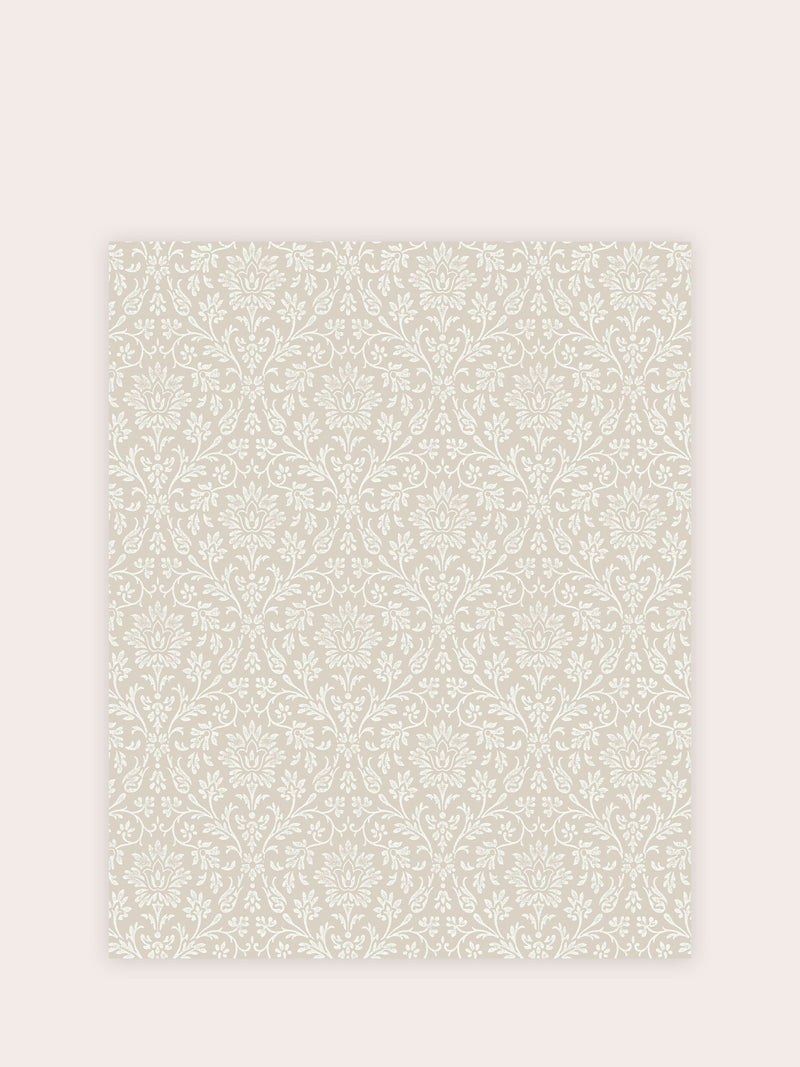 Laura Ashley Dove Grey Annecy wallpaper sample A4 (British brand)