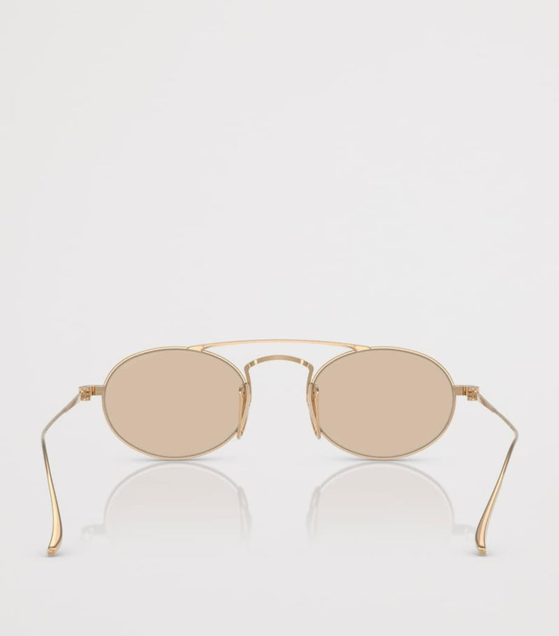 Giorgio Armani oval titanium sunglasses model AR6161T, UK version